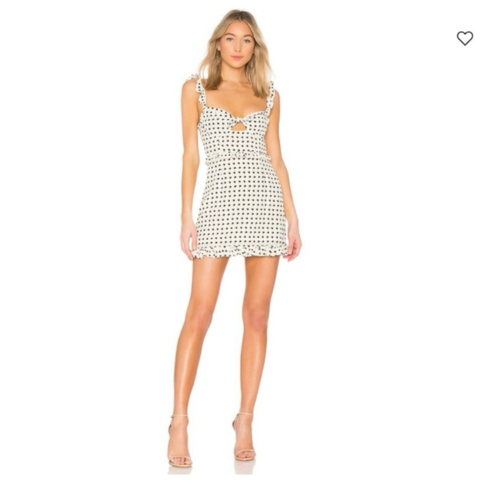 NWT For Love & Lemons Sweetheart Mini Dress
